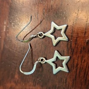 Sterling Silver Star Earrings